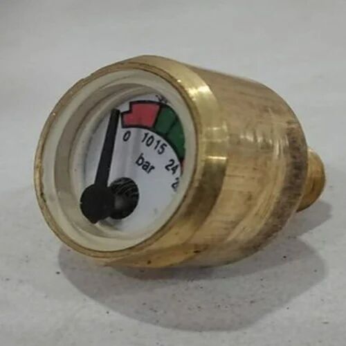 Brass Fire Extinguisher Pressure Gauge, Dial Size : 2 inch / 50 mm