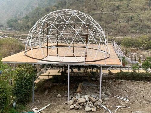  PVC Geodesic dome, Size : 6 Meter