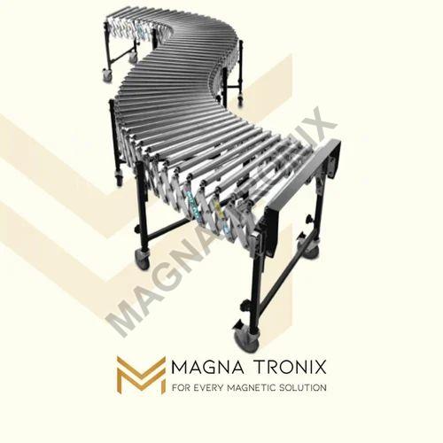 Magna Tronix Stainless Steel Gravity Roller Conveyor