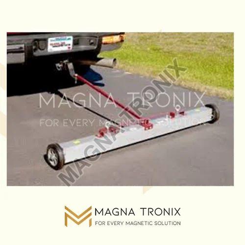 Silver Magnetic Sweeper Trolley