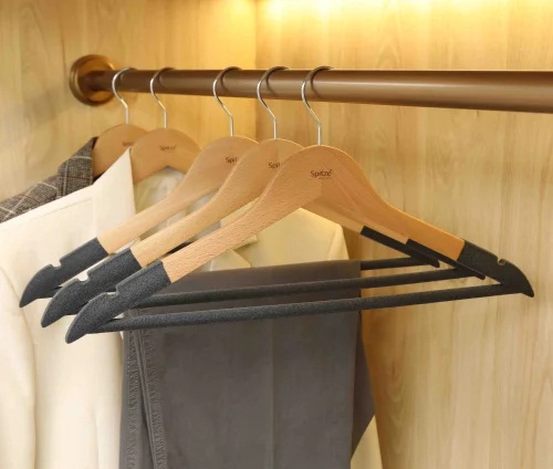 Polishing Wooden Cloth Hanger, Style : Modern