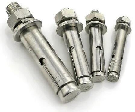 Stainless Steel Anchor Bolt, for Industrial, Shape : ROUND