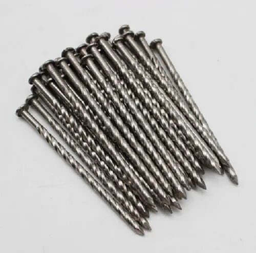 Stainless Steel Twisted Wire Nail, Packaging Type : Bag