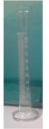 Glass Borosilicate Measuring Cylinder, For Hospital, Industrial Research
