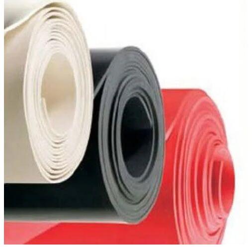 Square EPDM Rubber Sheet, Color : Black, Red, Blue