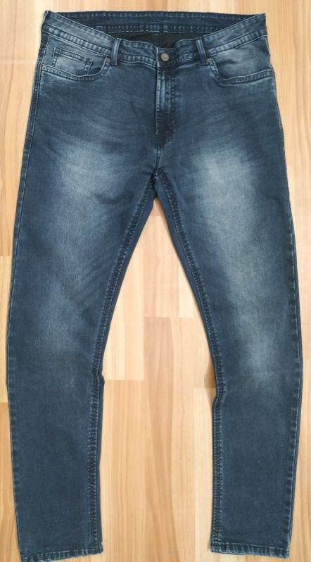 Casual Faded Denim Jeans