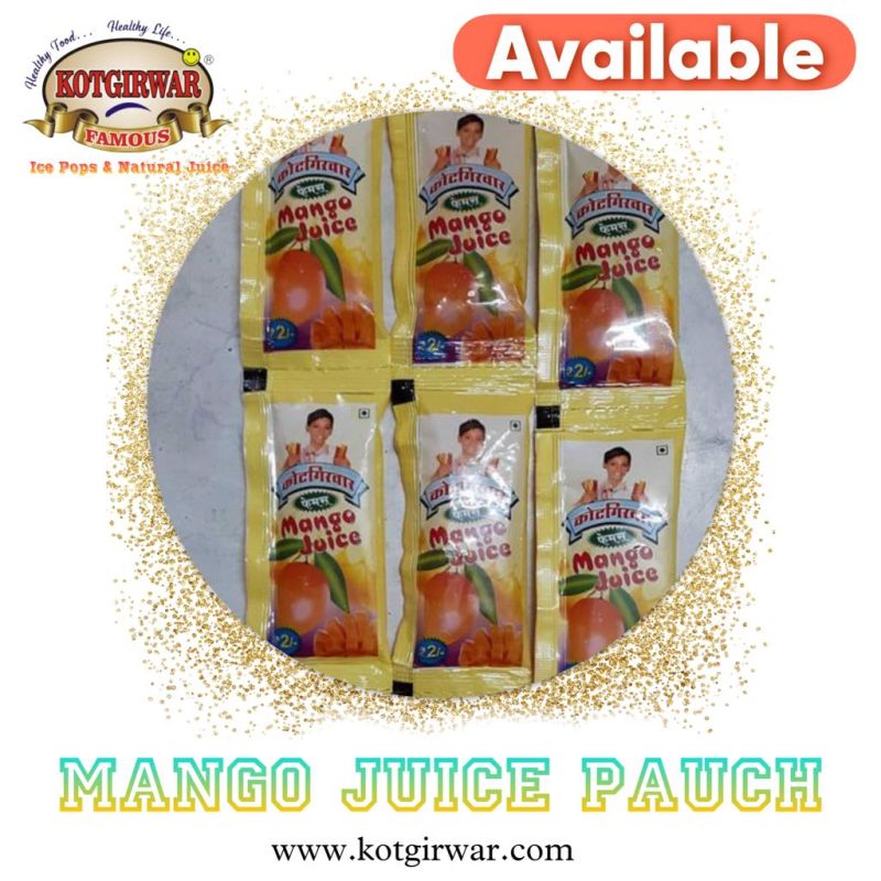 Kotgirwar Mango Juice Pouch, for Drinking
