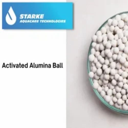 White Round Activated Alumina Balls, for Industry, Industrial, Purity : 90%