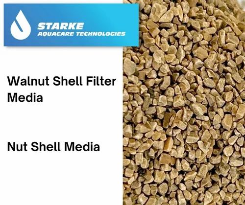 Brown Walnut Shell Filter Media