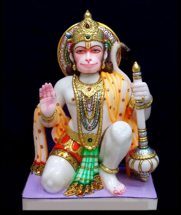 Hanuman ji marble murti