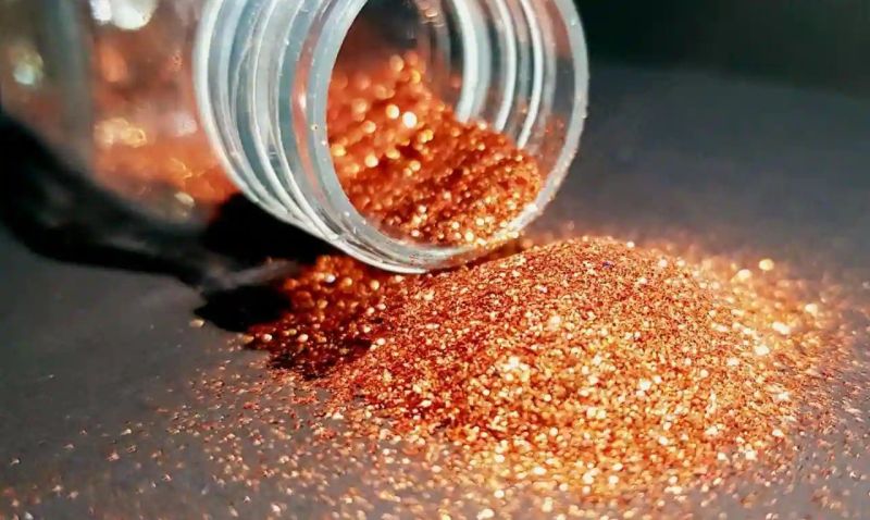 Orange Glitter Powder