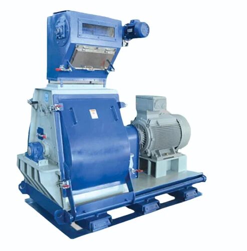 RK Blue 135 KW Stainless Steel Circle Hammer Mill Machine, for grind crush material