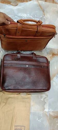 Hajra Laptop Leather Bag, Size : All Size