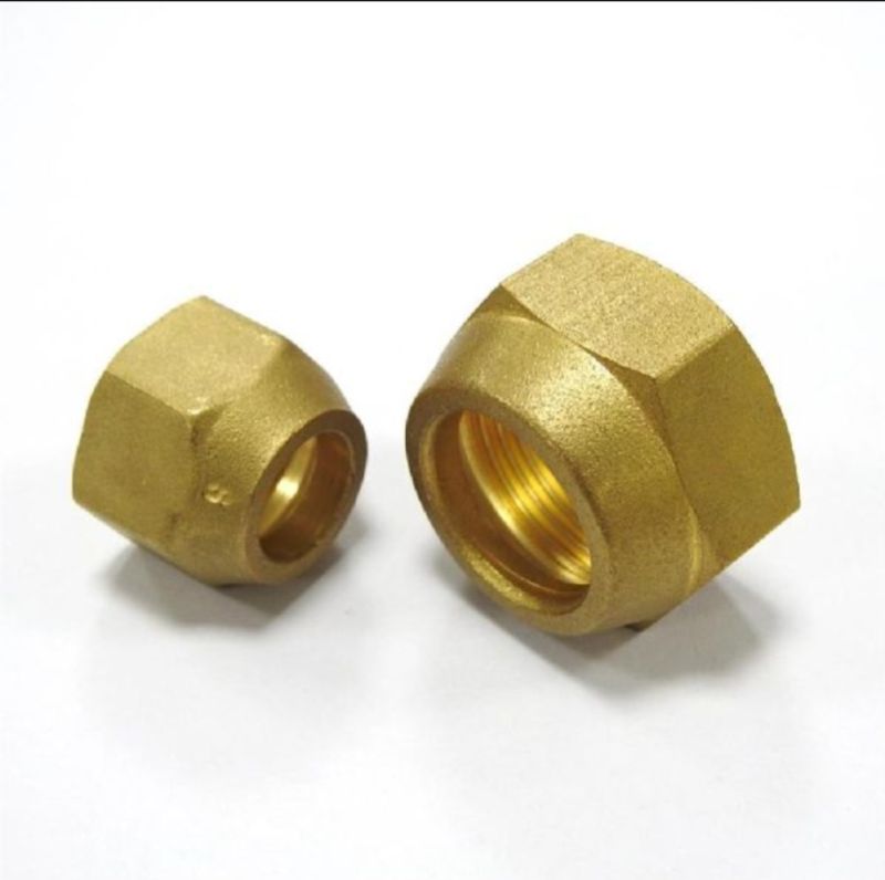 Round Head Power Coated brass flare nuts