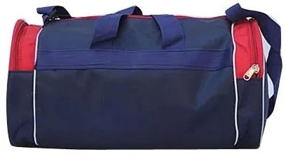 Plain Polyester Gym Bag, Closure Type : Zip Closure