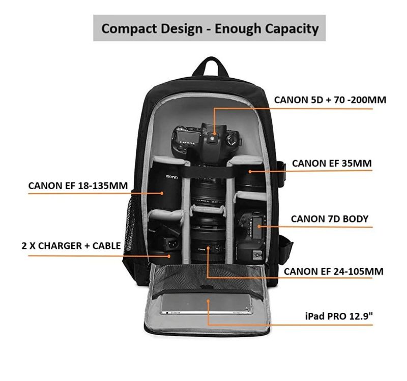 Tazkia TM-15 Backpack Waterproof Camera Bag