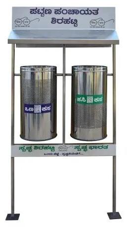 Stainless Steel Dustbins, Size : Maximum 12' x 28' inch