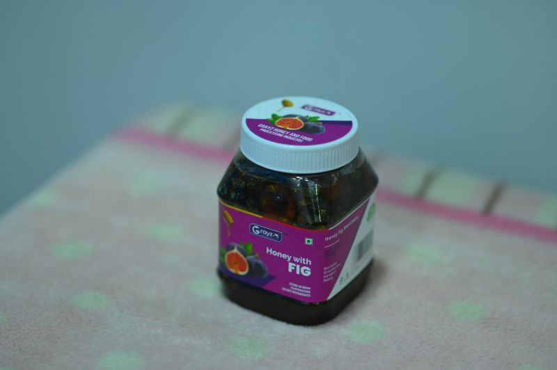 Grayz Pet jar Polished Honey with fig, for Food