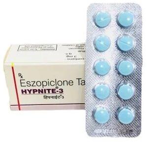Hypnite 3mg eszopiclone tablets, Packaging Type : Strips
