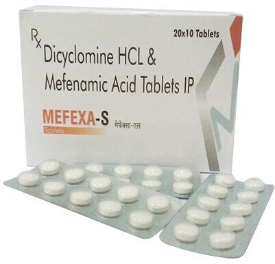 Mefenamic acid Dicyclomine  Tablet