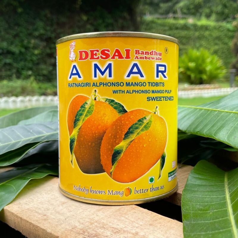 Alphonso Mango Titbits With Alphonso Mango Pulp