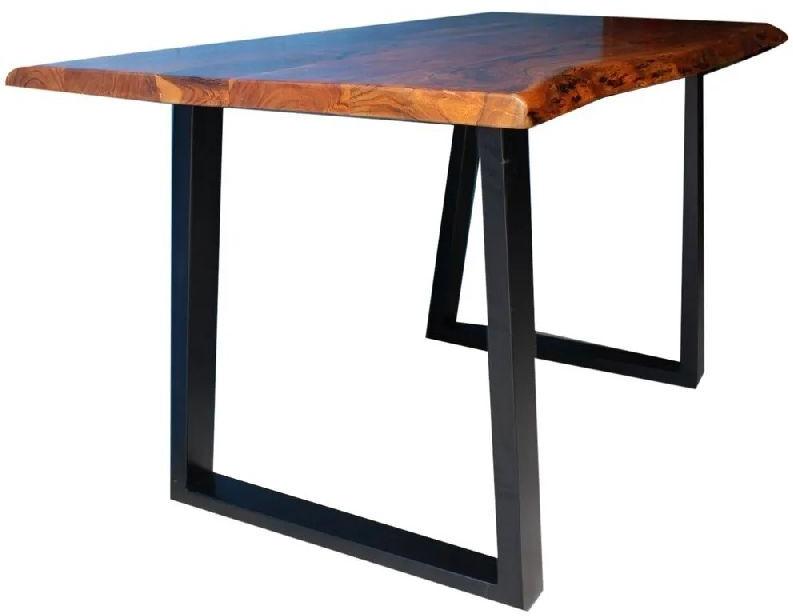 Rectangular Wooden Center Table, Color : Brown