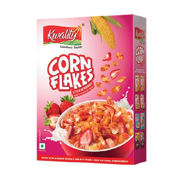 Kwality Cornflakes Strawberry Flavour