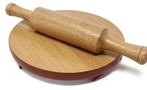 Rolling Wooden Chakla, for Kitchen, Packaging Type : Box