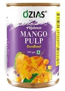 Alphonso Mango Pulp, Packaging Type : Tin