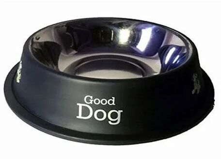 Smart Doggie Stainless Steel Dog Printed Bowl, Shape : Circle