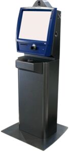 Biometric ATM screen