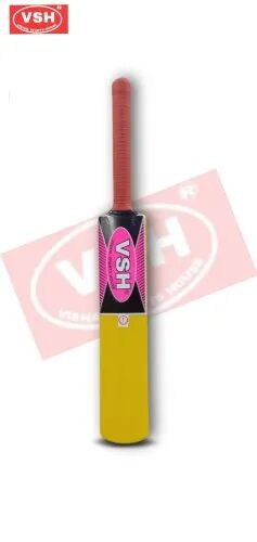 Plastic Cricket Bat, for Personal, Color : Yellow Red
