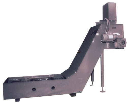 Polished Steel Scraper Chip Conveyors for Moving Goods