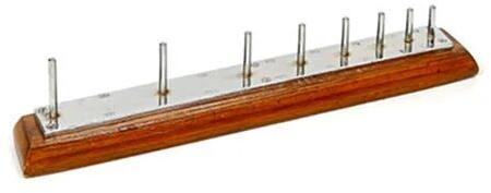 Wood Steel Length Gauge, Color : Brown