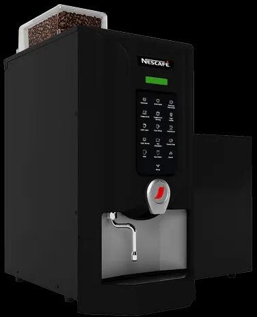 Stainless Steel Coffee Vending Machines, Color : Black