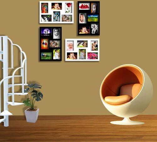 Wooden Wall Picture Frame, Color : Brown