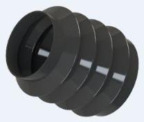 Round Molded Rubber Bellow, for Industrial Use, Feature : Flexible, Heat Resistant, High Performance