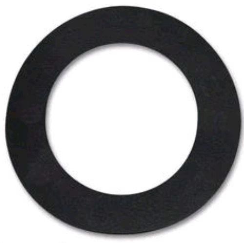 Black Round Rubber Plain Flange Gasket, for Industrial, Packaging Type : Bag