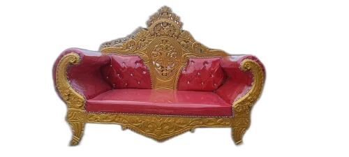 Wood wedding sofa, Color : Red
