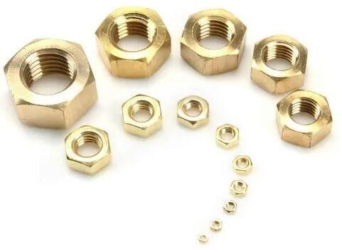 Brass Hex Nuts, Size : 1 inch
