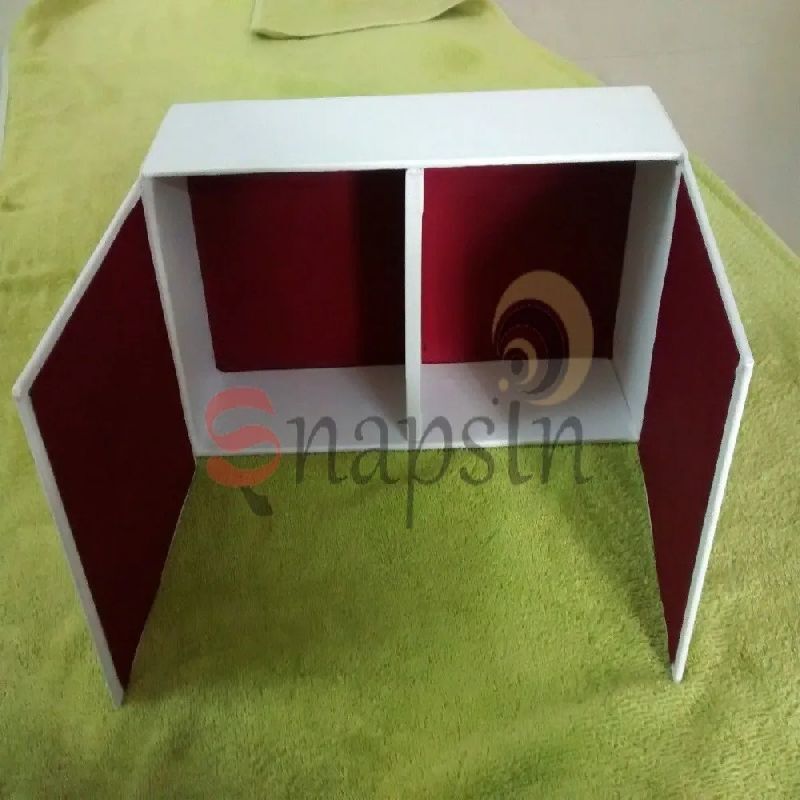 Rectangular Acrylic Return Gift Box, Color : White (Base Color)