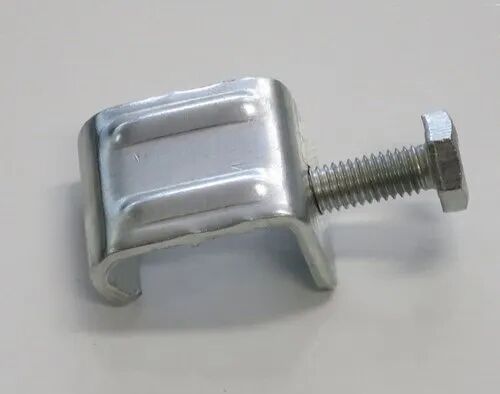 Galvanized Steel Duct Clamp, Color : Silver