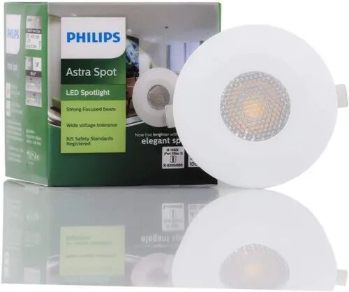 Round Philips LED Spot Light, Power : 2W