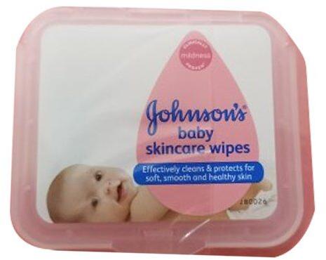 Johnsons Baby Skincare Wipes, Packaging Type : Packet