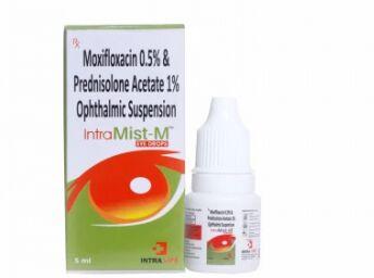 Moxifloxacin Prednisolone Eye Drops, Bottle Size : 5 ml