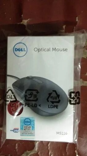 Dell Optical Mouse, Color : Black