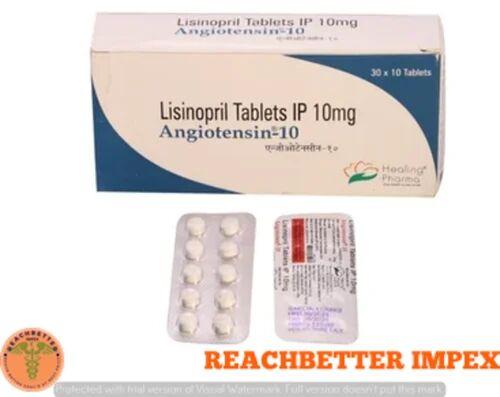 Lisinopril Tablet, Packaging Size : 1*10