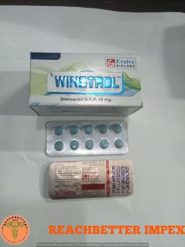 Winstrol stanozolol tablets, Packaging Type : Strips