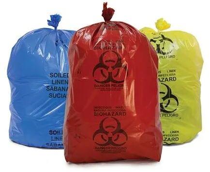 Printed Biohazard Bags, Capacity : 20, 25, 50 Kg