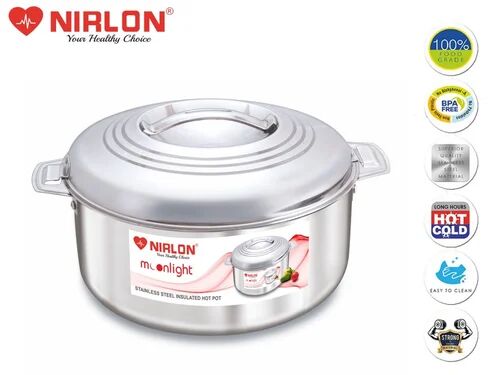 Stainless Steel Casserole, Capacity : 1000ml